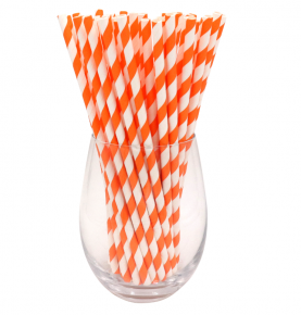 Hot sale paper straw biodegradable striped paper straw for drink 