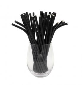 Flexible Bendy Paper drinking Straws Individually Wrapped for party juice bar beverage bendable paper straw 